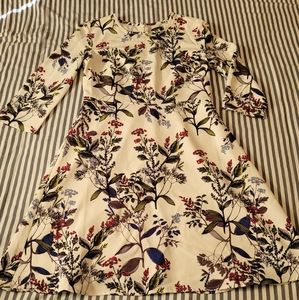 Banana Republic A-line Floral Print Dress
